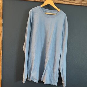 Men's Blue Carhartt Long Sleeve Shirt